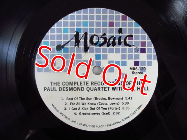 画像4: ジムホール全面参加作！6枚組コンプリートBOX！■The Paul Desmond Quartet With Jim Hall - The Complete Recordings Of The Paul Desmond Quartet With Jim Hall (4)