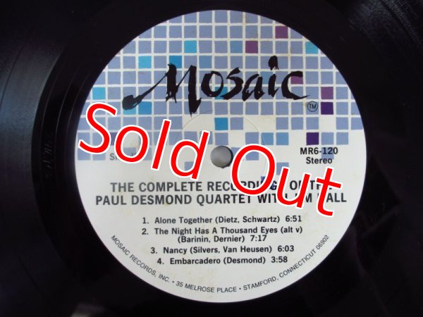 画像5: ジムホール全面参加作！6枚組コンプリートBOX！■The Paul Desmond Quartet With Jim Hall - The Complete Recordings Of The Paul Desmond Quartet With Jim Hall (5)