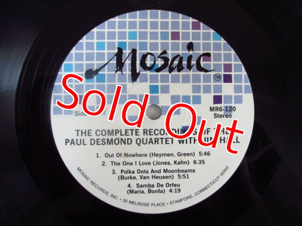 画像6: ジムホール全面参加作！6枚組コンプリートBOX！■The Paul Desmond Quartet With Jim Hall - The Complete Recordings Of The Paul Desmond Quartet With Jim Hall (6)