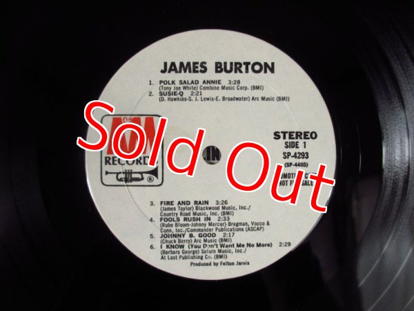 画像3: レア！白プロモ・ラベル！■James Burton / James Burton (3)