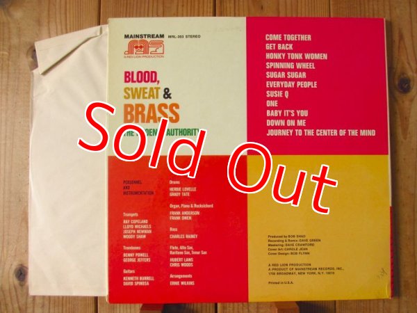 画像3: ケニーバレル&デヴィッドスピノザ参加作！■Kenny Burrell & David Spinosa - The Phoenix Authority / Blood, Sweat & Brass (3)
