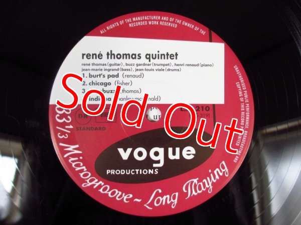 画像3: Rene Thomas / Et Son Quintette (3)