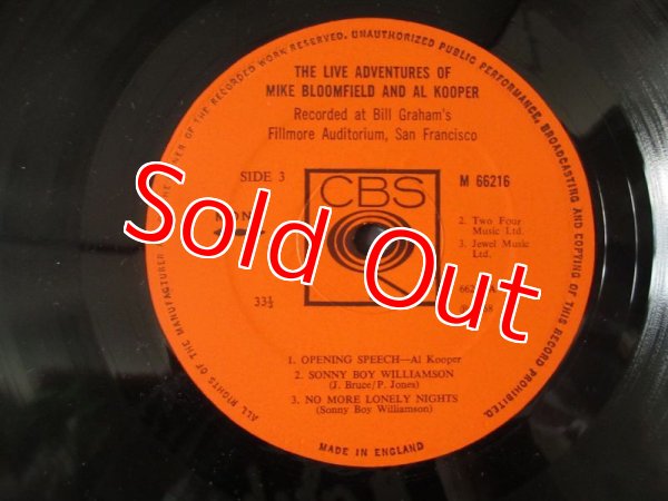 画像5: Mike Bloomfield And Al Kooper / The Live Adventures Of Mike Bloomfield And Al Kooper (5)