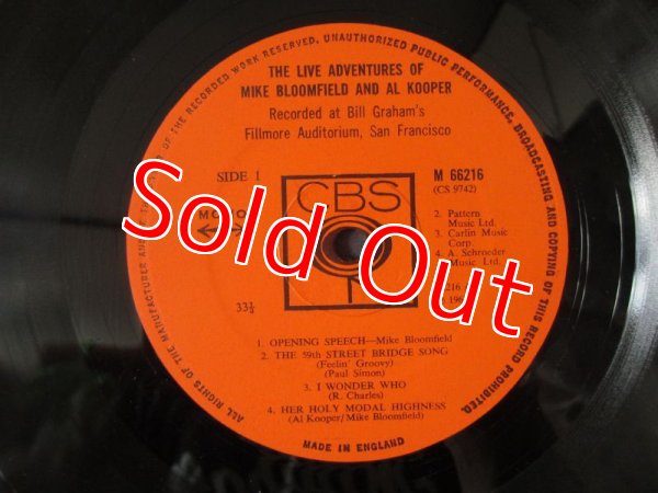 画像4: Mike Bloomfield And Al Kooper / The Live Adventures Of Mike Bloomfield And Al Kooper (4)