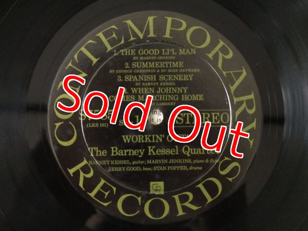 画像3: Barney Kessel Quartet / Workin' Out (3)