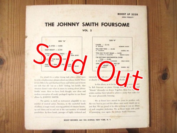 画像2: Johnny Smith / The "Johnny Smith" Foursome Volume II (2)