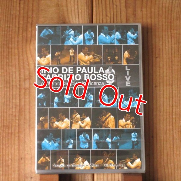 画像1: 2017年惜しくも他界したギタリストのイリオデパウラのライブ映像DVDが入荷！■Irio De Paula & Fabrizio Bosso / LIVE - At Teatro Olimpico In Vizenza May 2007 (1)