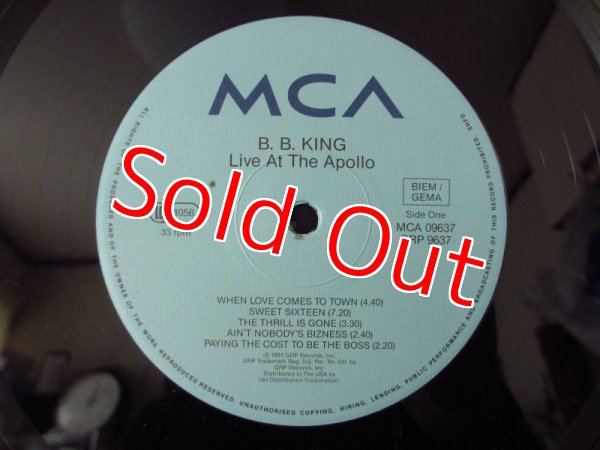 画像3: B.B. King / Live At The Apollo (3)