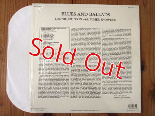 画像2: Lonnie Johnson With Elmer Snowden / Blues & Ballads (2)