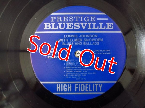 画像3: Lonnie Johnson With Elmer Snowden / Blues & Ballads (3)