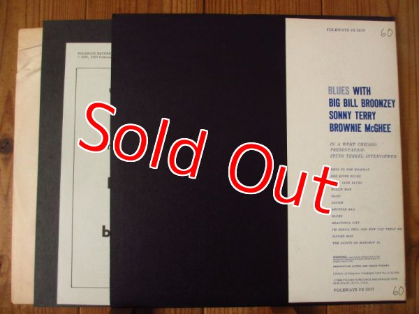 画像2: Big Bill Broonzey · Sonny Terry · Brownie McGhee / Blues With Big Bill Broonzey · Sonny Terry · Brownie McGhee (2)