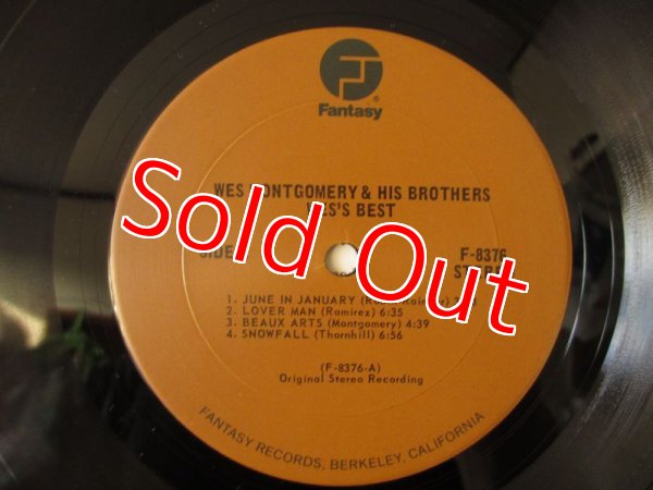 画像3: Wes Montgomery And His Brothers / Wes' Best (3)