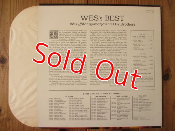 画像2: Wes Montgomery And His Brothers / Wes' Best (2)
