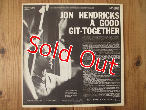 画像2: ウェスモンゴメリー参加作！■Jon Hendricks With Cannonball Adderley And Wes Montgomery / A Good Git-Together (2)