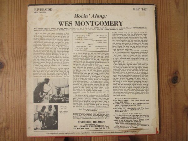 画像2: Wes Montgomery / Movin' Along (2)