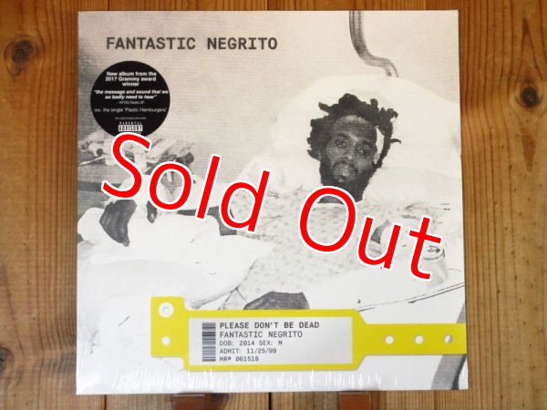 画像1: 第61回グラミー賞「コンテンポラリーブルースアルバム」ノミネート作！ファンタスティックネグリートの2ndアナログ盤が入荷！■Fantastic Negrito / Please Don't Be Dead (1)