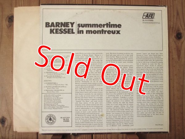 画像2: Barney Kessel / Summertime In Montreux (2)