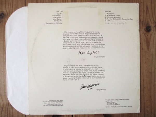 画像2: Royce Campbell / Solo Guitar (2)