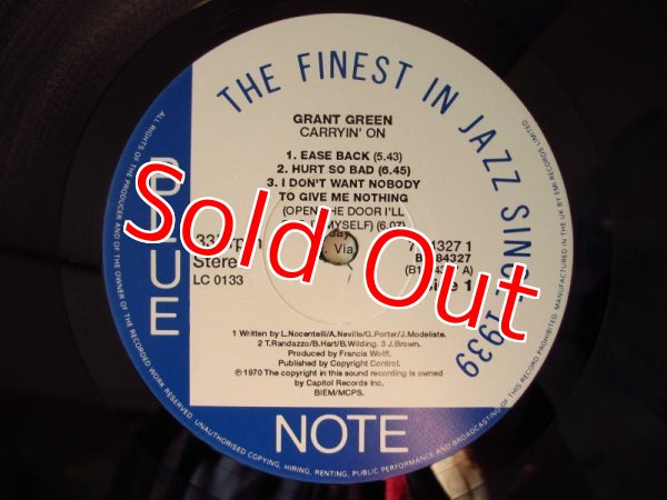 画像3: Grant Green / Carryin' On (3)