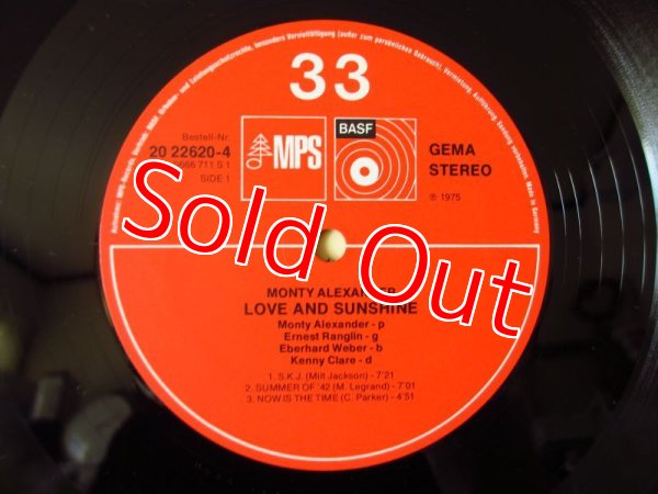 画像3: アーネストラングリン参加！■Monty Alexander - Ernest Ranglin / Love And Sunshine (3)