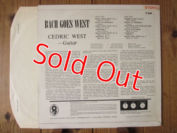 画像2: Cedric West Guitar Quartet / Bach Goes West (2)