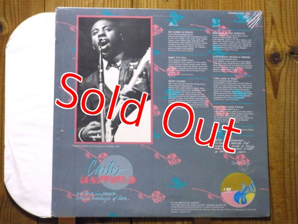 画像2: Curtis Mayfield / We Come In Peace With A Message Of Love (2)