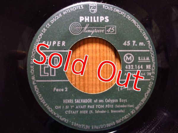 画像4: Henri Salvador Et Ses Calypso Boys / Calypso - Salvador (4)