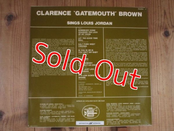 画像2: Clarence "Gatemouth" Brown / Sings Louis Jordan (2)