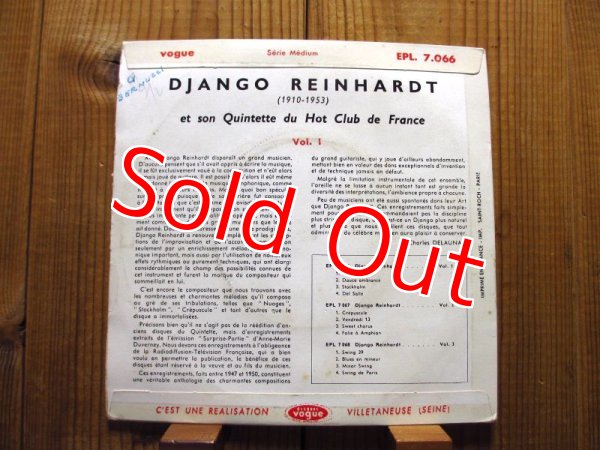 画像2: Django Reinhardt Et Son Quintette Du Hot Club De France / Vol. 1 (2)