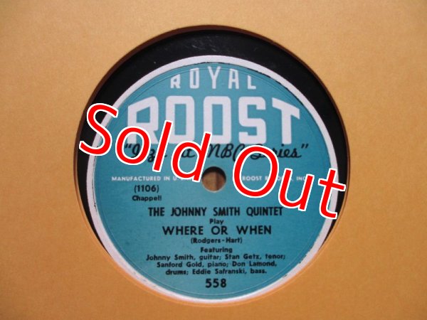 画像1: Johnny Smith Quintet / Where Or When - A Ghost Of A Chance (1)