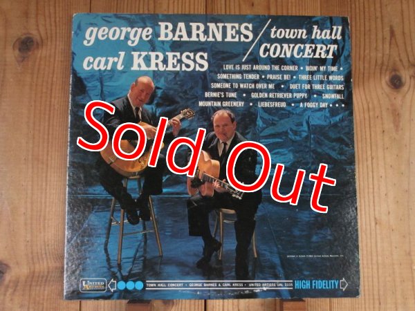 画像1: George Barnes & Carl Kress / Town Hall Concert (1)