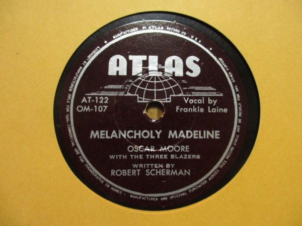 画像2: Oscar Moore With The Three Blazers / Fugue In C Major - Melancholy Madeline (2)