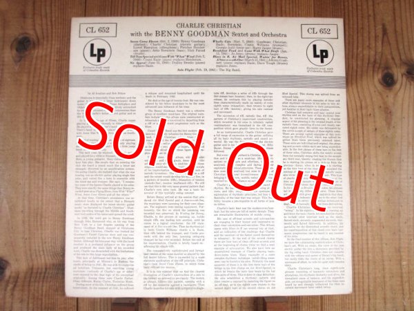 画像2: Charlie Christian / With The Benny Goodman Sextet And Orchestra (2)