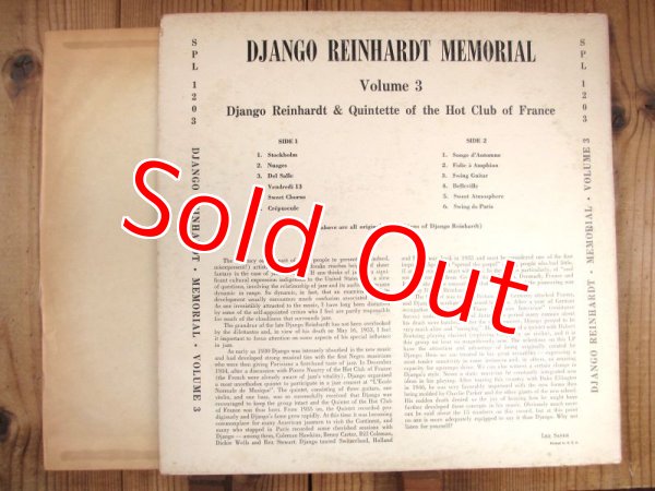 画像2: Django Reinhardt / Memorial Album Volume 3 (2)