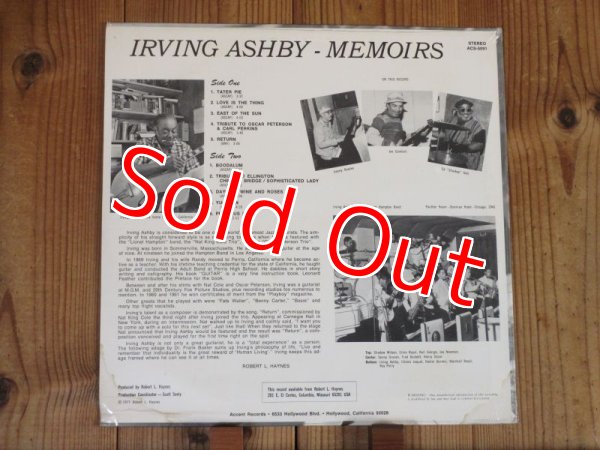 画像2: 未開封デッドストック！■Irving Ashby / Memoirs (2)