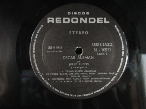 画像4: Oscar Aleman Con Jorge Anders Y Su Orquesta / Oscar Aleman Con Jorge Anders Y Su Orquesta (4)