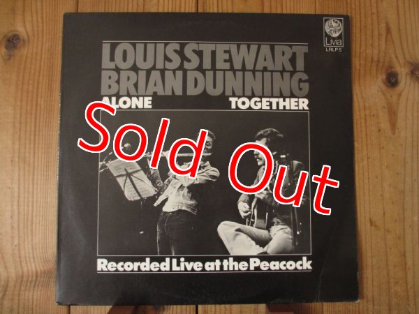 画像1: Louis Stewart & Brian Dunning / Alone Together - Recorded Live At The Peacock (1)