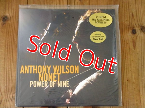 画像1: ダイアナクラール参加！オーディオマニアに人気の「Groove Note」から45回転2LPが入荷！■Anthony Wilson Nonet / Power Of Nine (1)