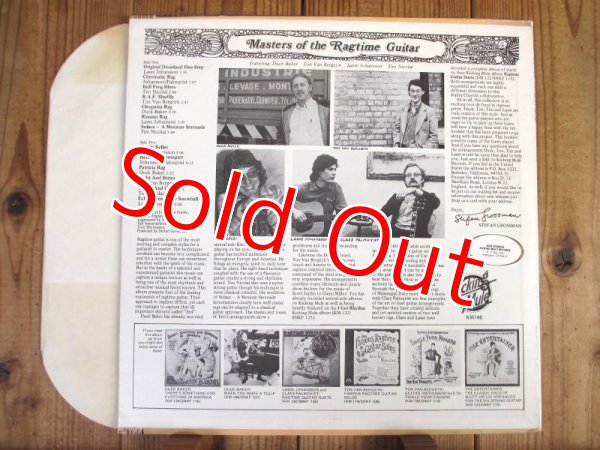 画像2: Duck Baker, Lasse Johansson, Claes Palmqvist, Tim Nicolai, Ton Van Bergeyk - V.A. / Masters Of The Ragtime Guitar (2)