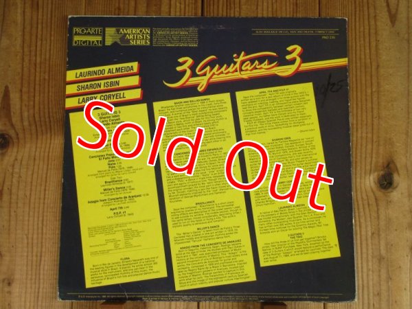 画像2: Laurindo Almeida, Sharon Isbin, Larry Coryell / 3 Guitars 3 (2)