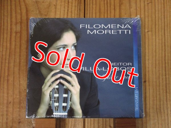 画像1: イタリアの西、地中海のサルデーニャ島出身の女性ギタリスト、フィロメーナモレッティの高音質、優秀録音作品！■Filomena Moretti / Plays Heitor Villa-Lobos (1)