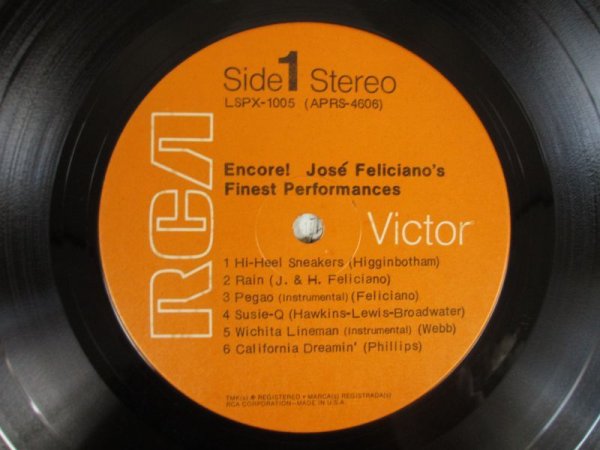画像3: Jose Feliciano / Encore! Jose Feliciano's Finest Performances (3)