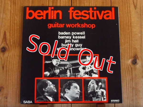 画像1: V.A (Jim Hall, Barney Kessel, Baden Powell, Buddy Guy, Elmer Snowden) / Berlin Festival Guitar Workshop (1)