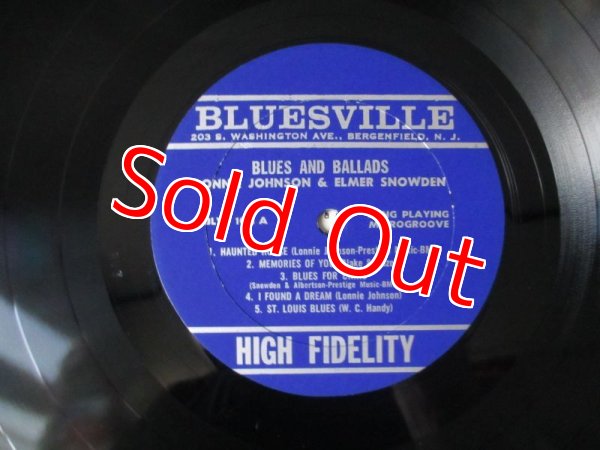 画像3: Lonnie Johnson With Elmer Snowden / Blues & Ballads (3)