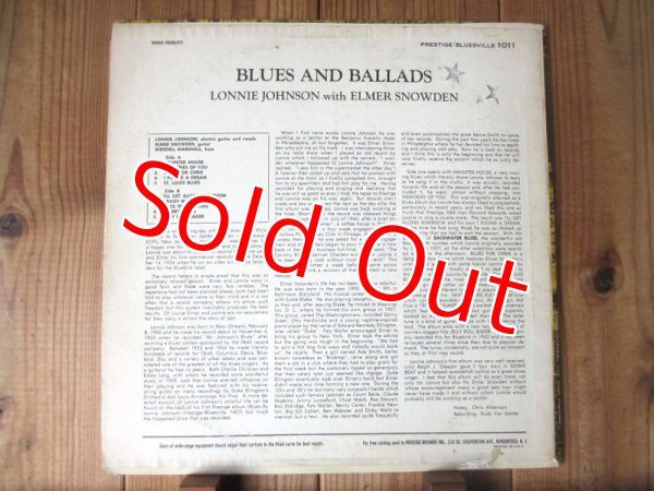 画像2: Lonnie Johnson With Elmer Snowden / Blues & Ballads (2)