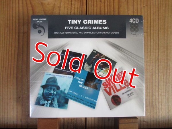 画像1: ジャンプ&ジャイブ系R&Bの黒いアーシーなフィーリングの強いギタリスト、タイニーグライムスの4枚組アルバム！■Tiny Grimes / Five Classic Albums (4CD) (1)