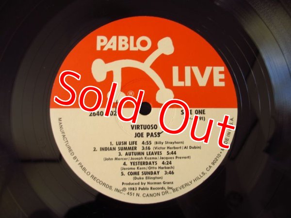 画像4: Joe Pass / Virtuoso #4 (4)