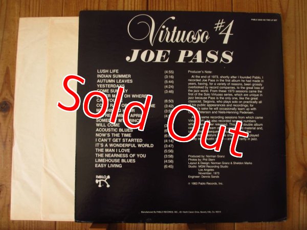 画像3: Joe Pass / Virtuoso #4 (3)