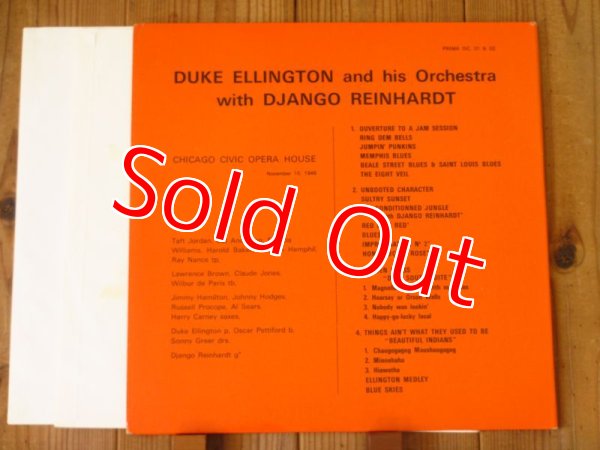 画像3: Django Reinhardt - Duke Ellington And His Orchestra / Chicago Civic Opera House Concert, November 10, 1946 (3)