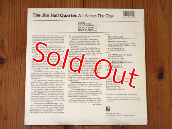 画像2: 奇跡の未開封デッドストック入荷！■Jim Hall / All Across the City (2)